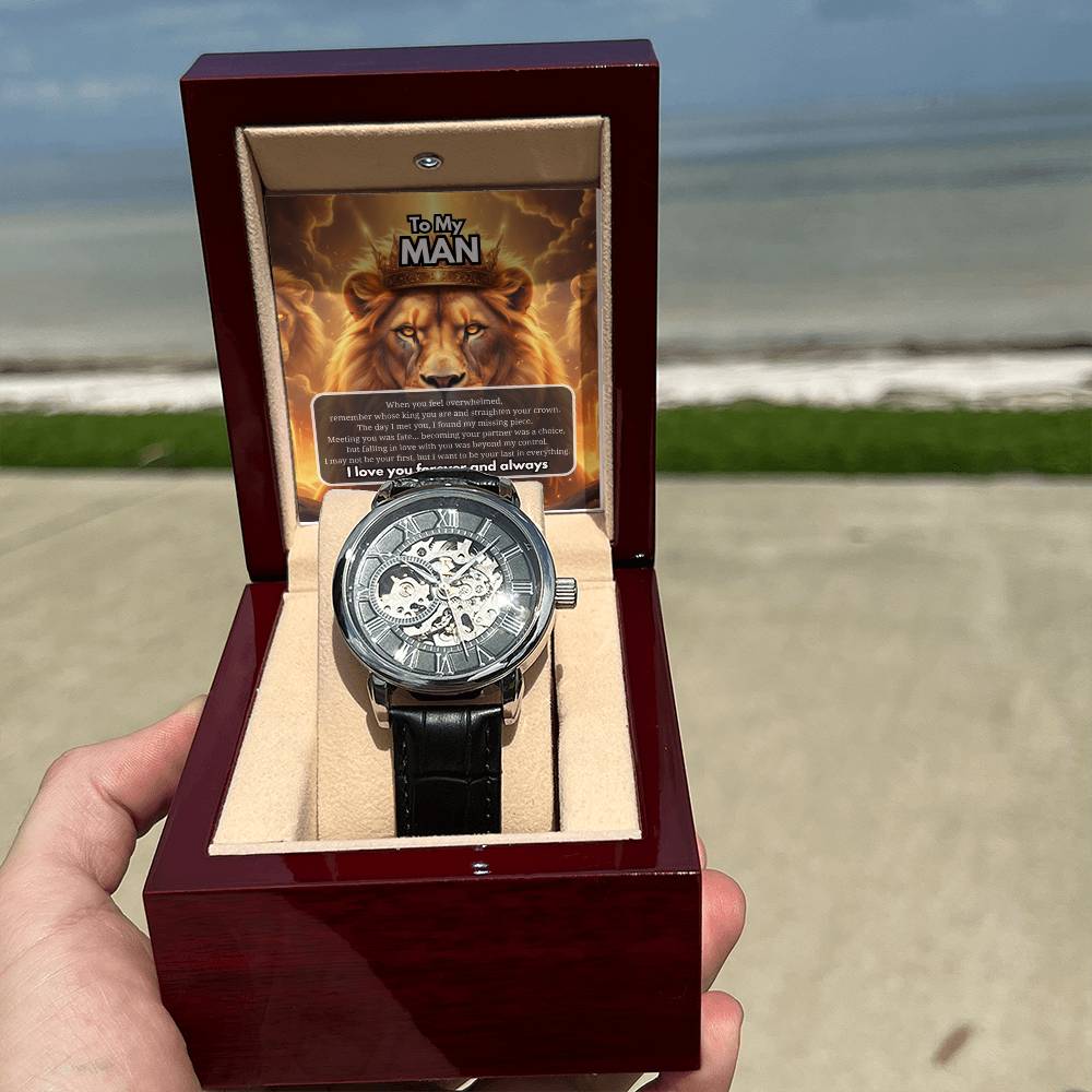 To my Man - Men's Openwork Watch