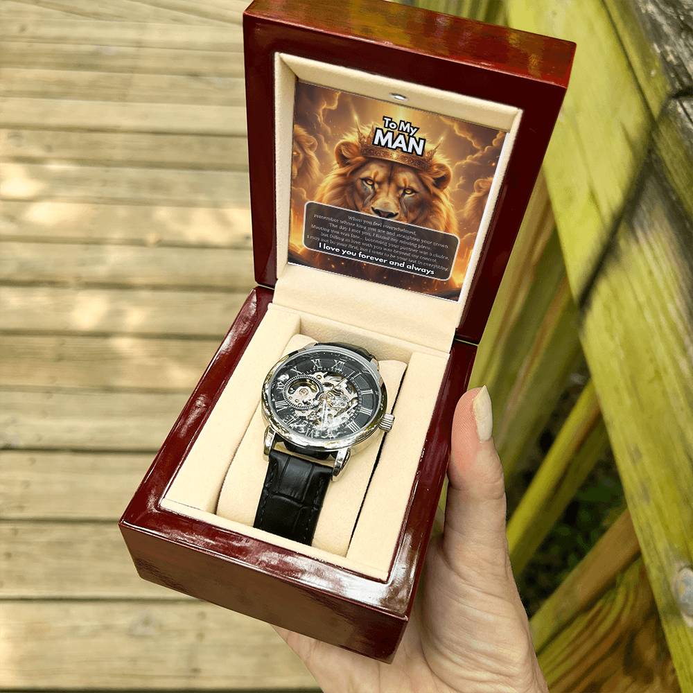 To my Man - Men's Openwork Watch