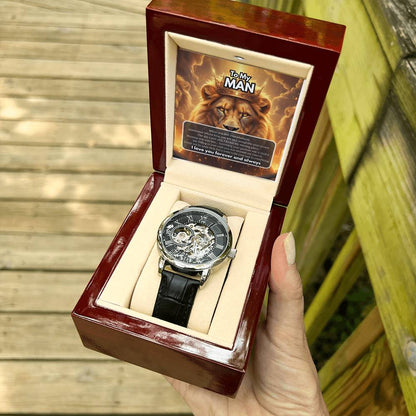 To my Man - Men's Openwork Watch