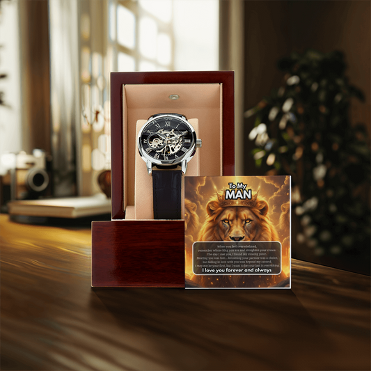 To my Man - Men's Openwork Watch