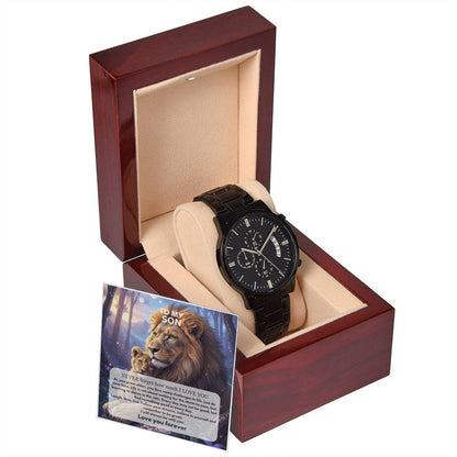 To My SON - Message card Watch