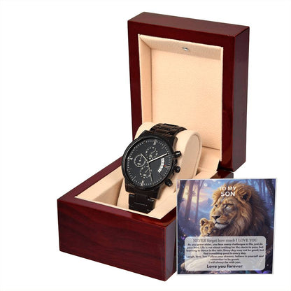 To My SON - Message card Watch