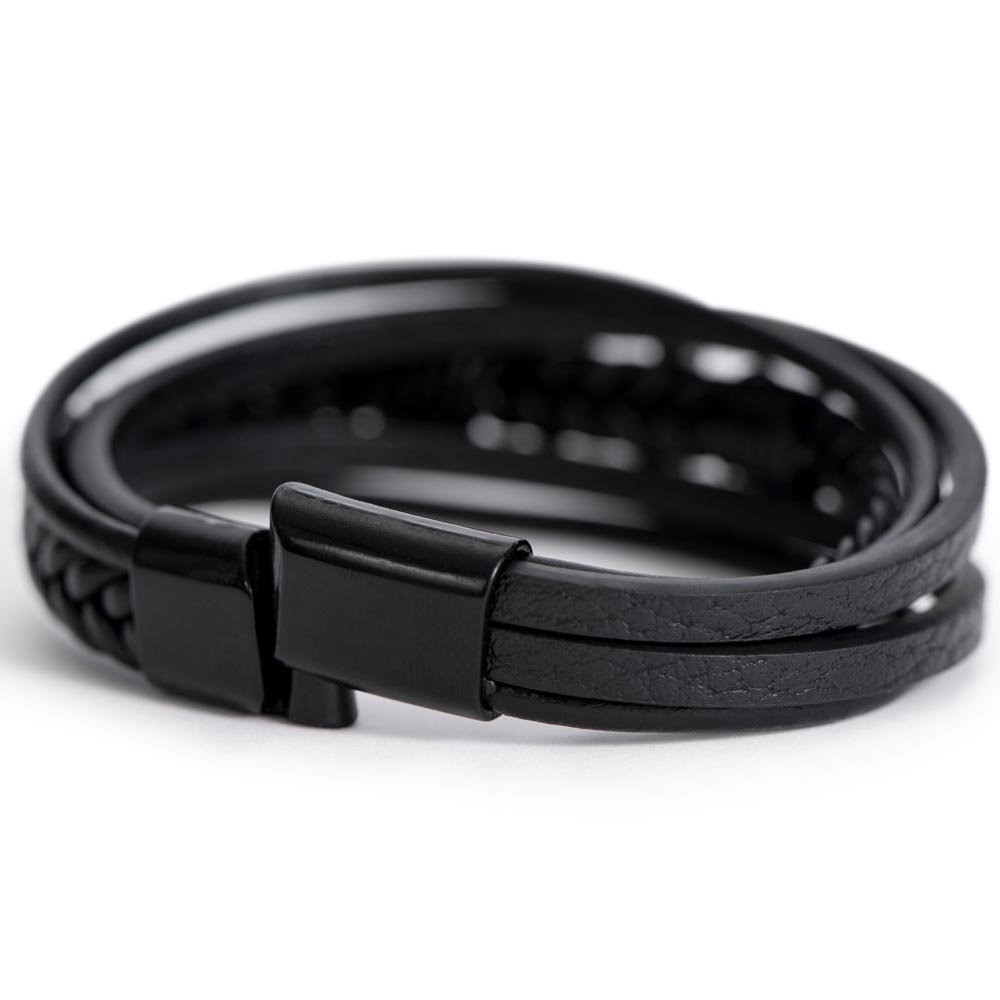 Mens  Cross Bracelet