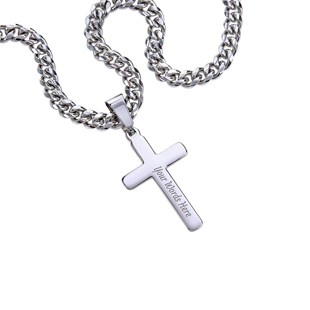 To My Best Friend – Merry Christmas Cross Necklace | A Gift of Faith and Friendship