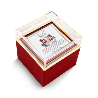 Christmas Gift for Soulmate – Necklace with Rose Gift Box