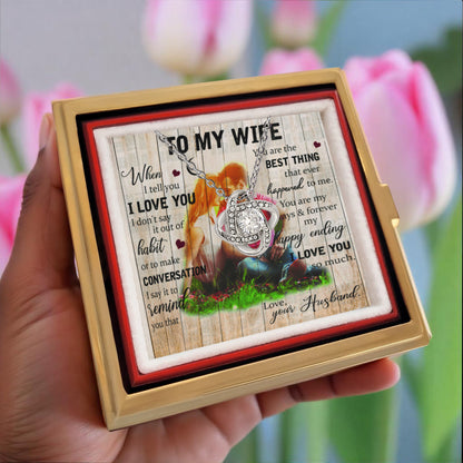 To my Wife - Rotating Rose Gift Box